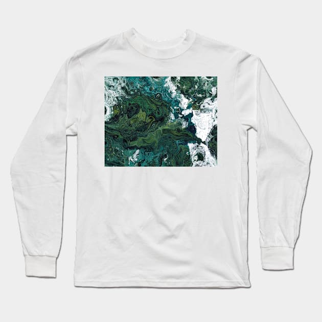 Marble Long Sleeve T-Shirt by eerankin